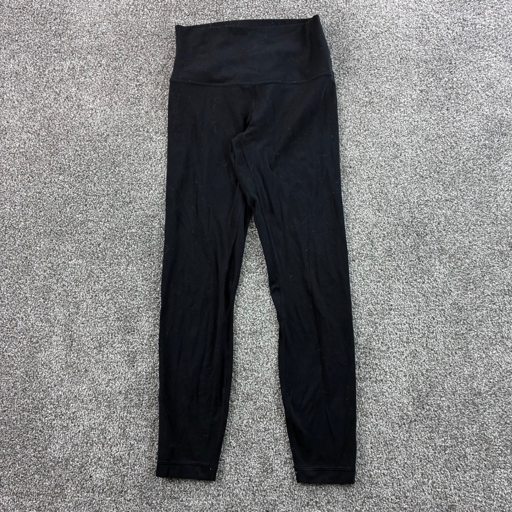 Lululemon Align Leggings Women's 4 Black High Rise Yoga Pants 25" W5BEZS